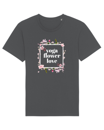 yoga floral design 10 Anthracite