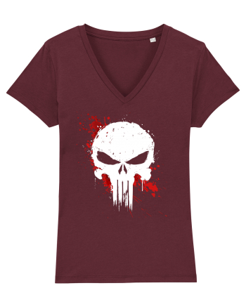 PUN SKULL Burgundy