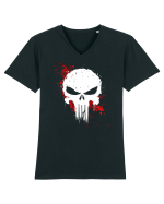 PUN SKULL Tricou mânecă scurtă guler V Bărbat Presenter