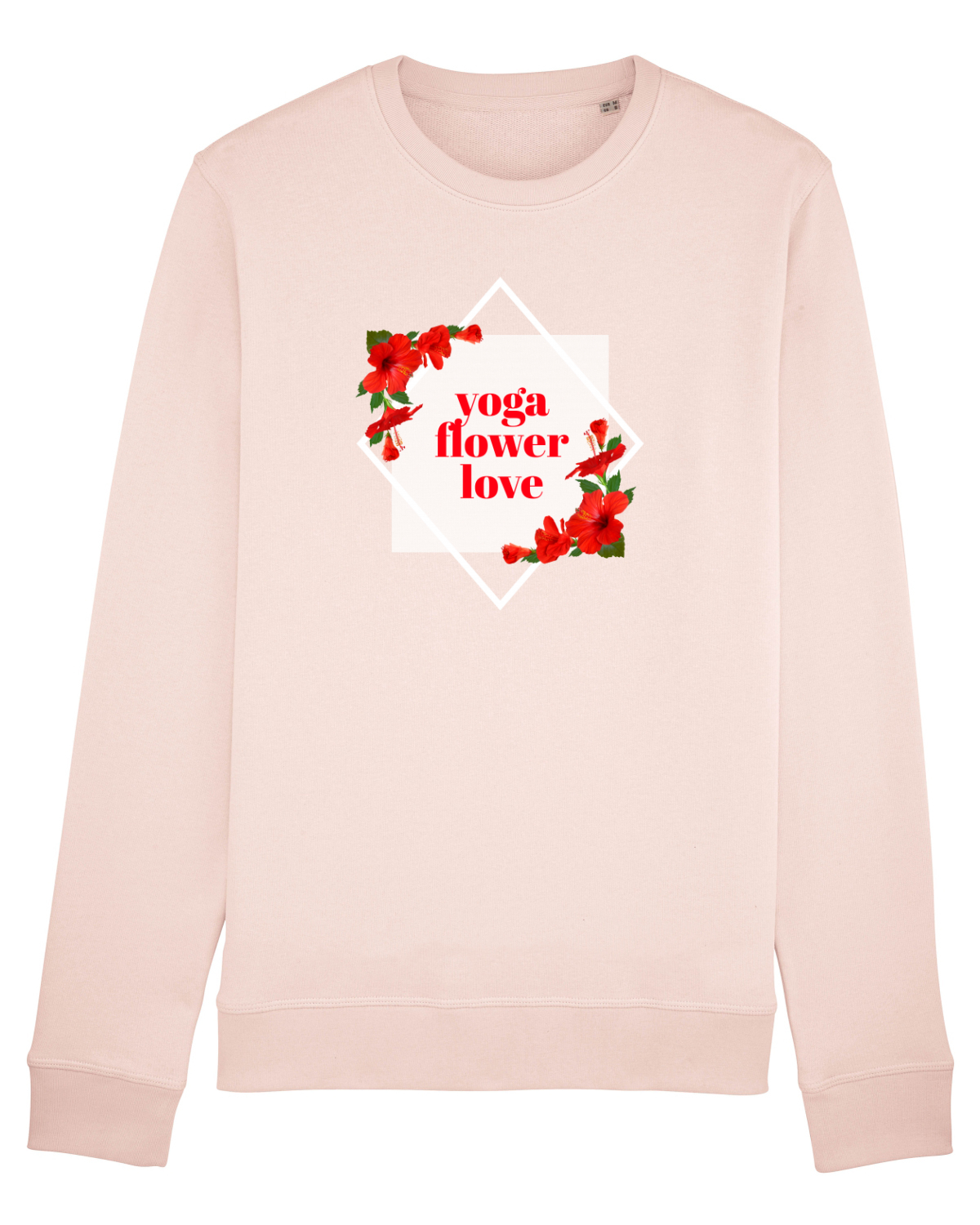 Bluză mânecă lungă Unisex Rise Candy Pink