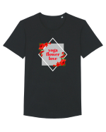 yoga floral design11 Tricou mânecă scurtă guler larg Bărbat Skater