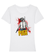 PUGB  Tricou mânecă scurtă guler larg fitted Damă Expresser