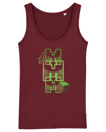 Mmmminecraft Burgundy