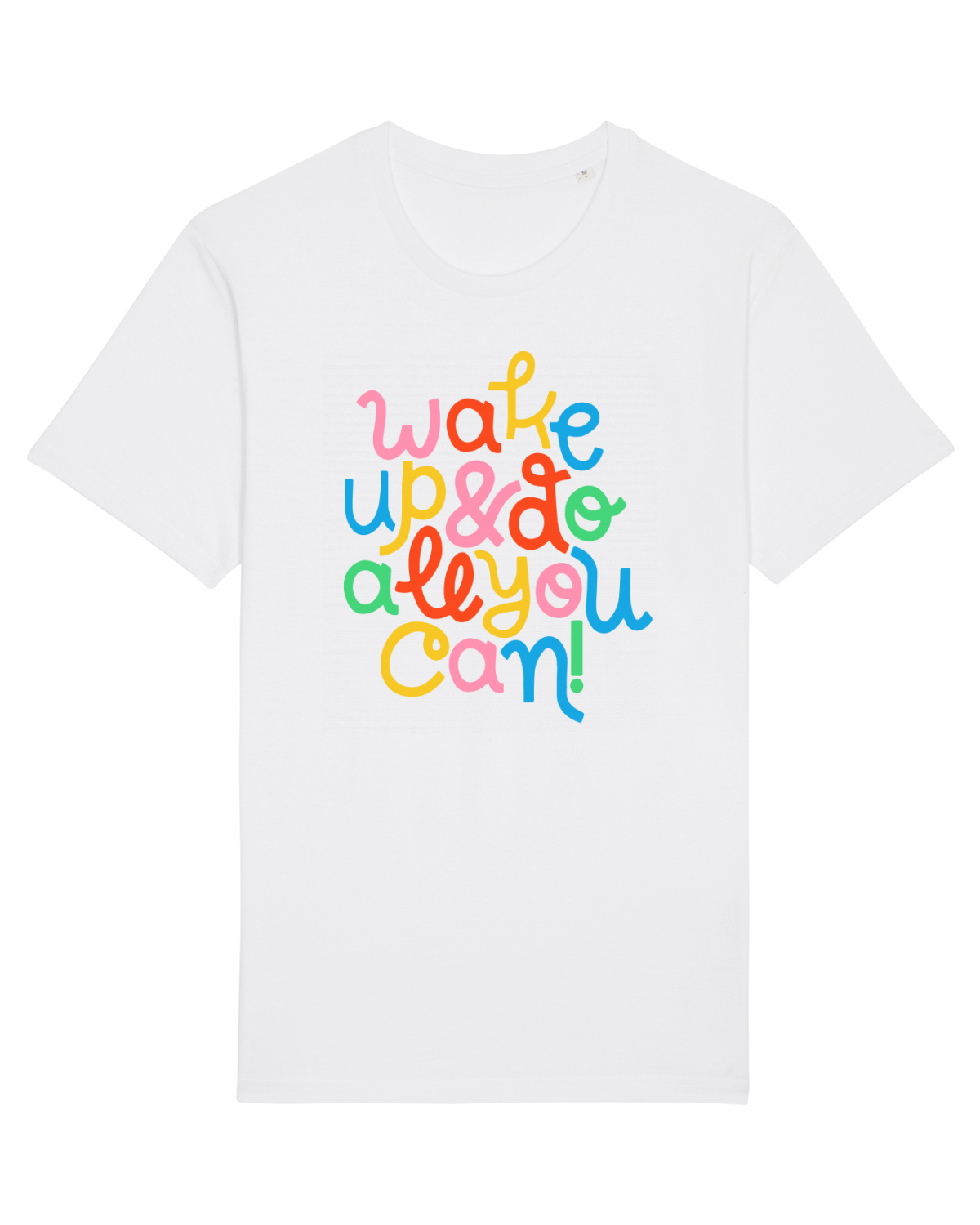 Tricou mânecă scurtă Unisex Rocker White