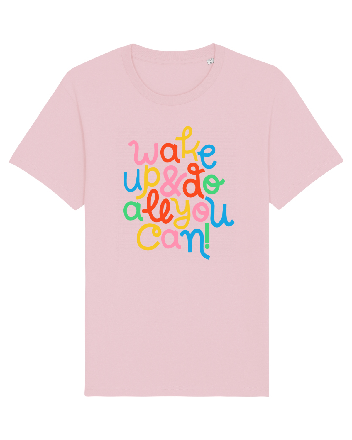 Tricou mânecă scurtă Unisex Rocker Cotton Pink