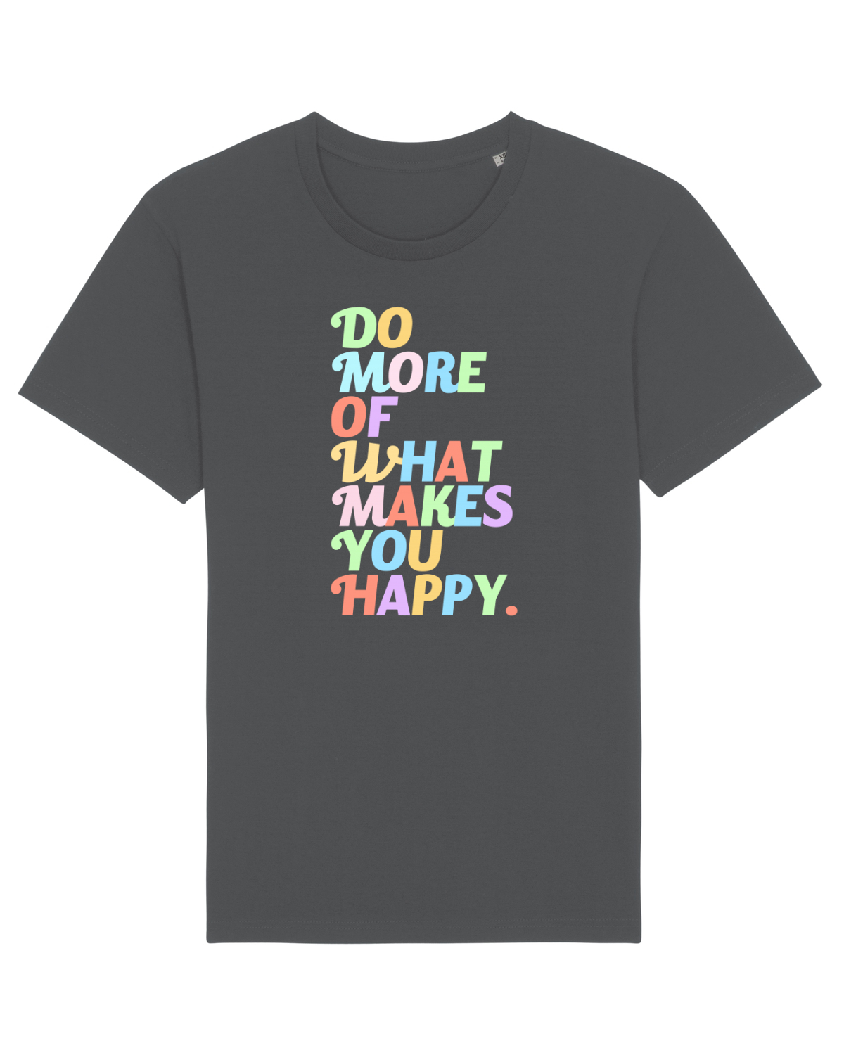 Tricou mânecă scurtă Unisex Rocker Anthracite
