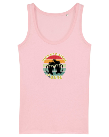 Usor de distras de bere Cotton Pink