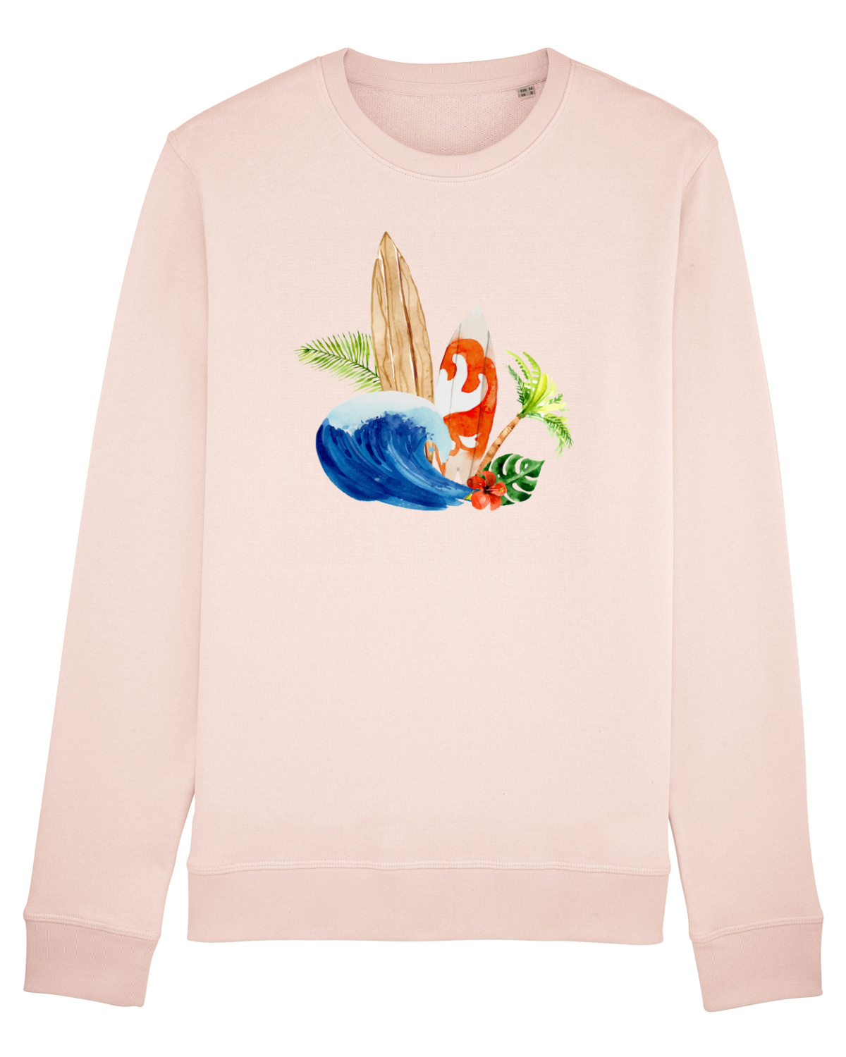 Bluză mânecă lungă Unisex Rise Candy Pink