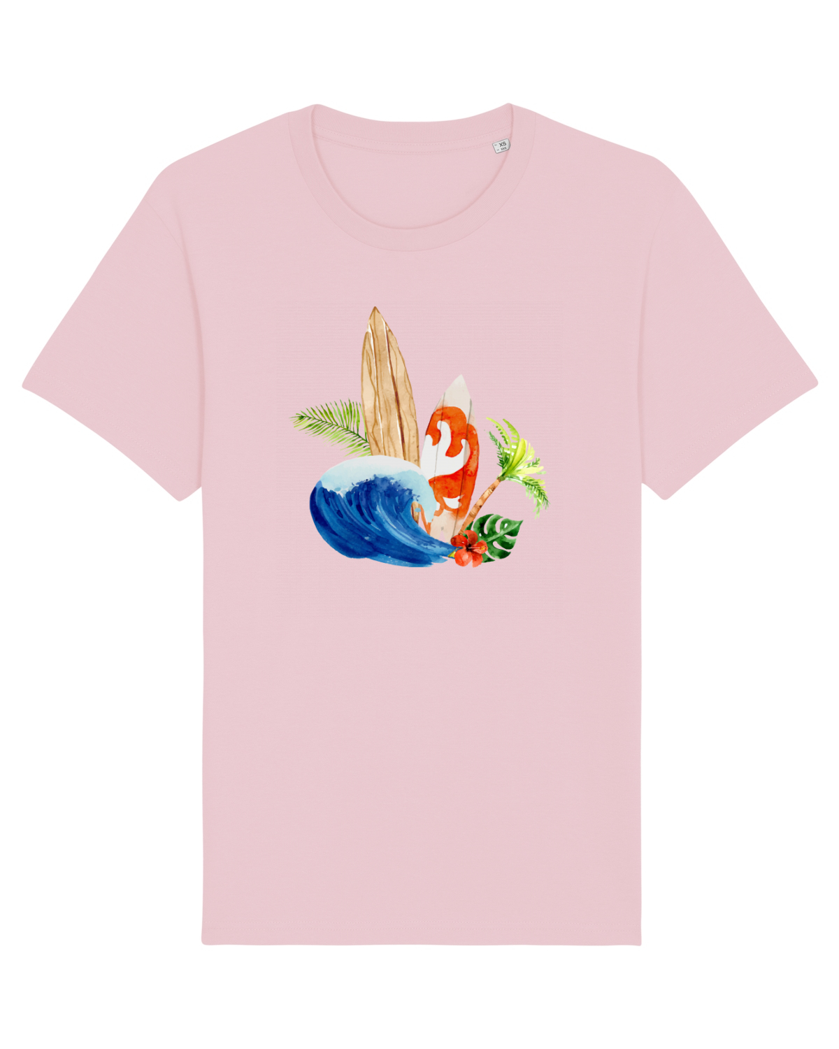 Tricou mânecă scurtă Unisex Rocker Cotton Pink
