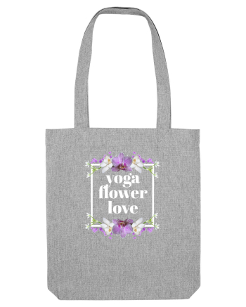 yoga floral design3 Heather Grey