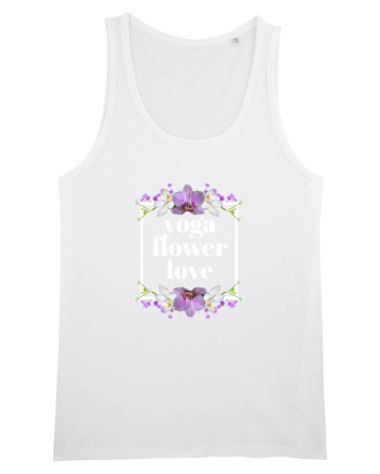 yoga floral design3 White