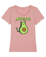 AvoCATo Tricou mânecă scurtă guler larg fitted Damă Expresser