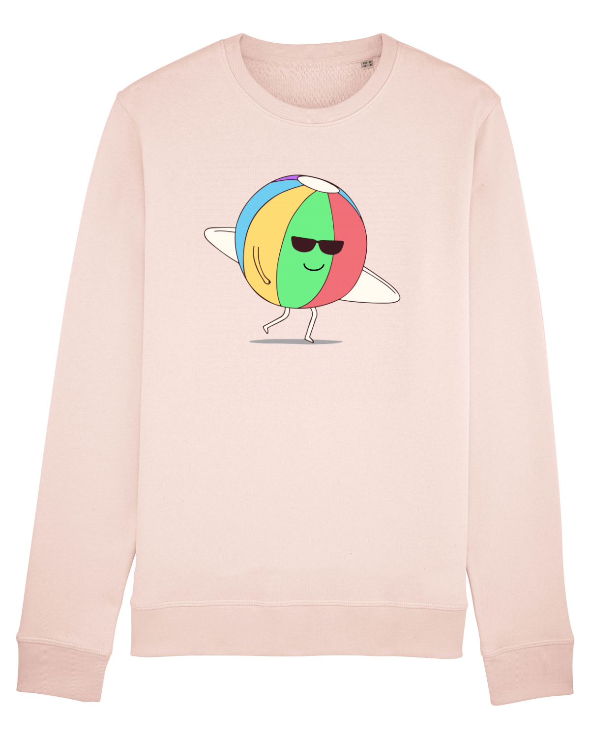 Bluză mânecă lungă Unisex Rise Candy Pink