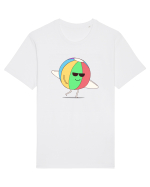 Minge de plaja  Tricou mânecă scurtă Unisex Rocker