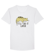 I'll do it later Tricou mânecă scurtă guler larg Bărbat Skater