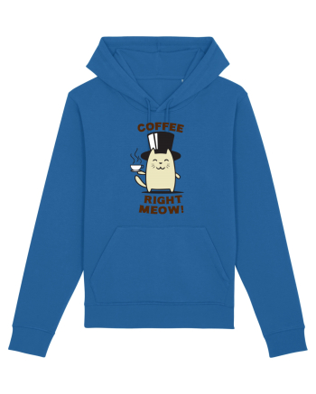 Coffee right Meow Royal Blue