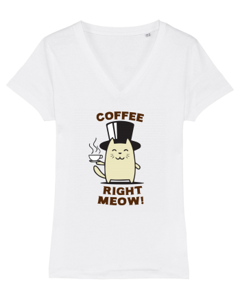 Coffee right Meow White