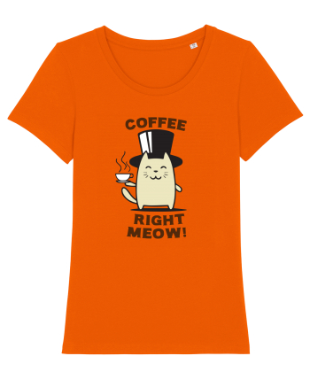 Coffee right Meow Bright Orange