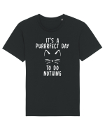 Purrrfect day to do nothing Tricou mânecă scurtă Unisex Rocker