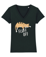 Fluff Off Tricou mânecă scurtă guler V Damă Evoker