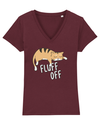 Fluff Off Burgundy