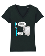 Imi urasc serviciul Tricou mânecă scurtă guler V Damă Evoker