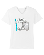 Imi urasc serviciul Tricou mânecă scurtă guler V Bărbat Presenter