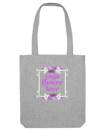 yoga floral design4 Heather Grey