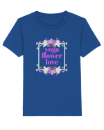 yoga floral design4 Tricou mânecă scurtă  Copii Mini Creator