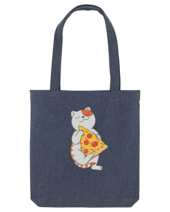 Pizza Cat Midnight Blue