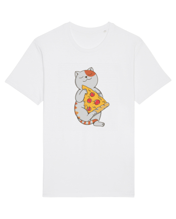 Pizza Cat White