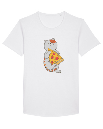 Pizza Cat White