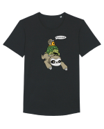 Nu asa de repede! Tricou mânecă scurtă guler larg Bărbat Skater
