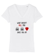 Leveling UP Tricou mânecă scurtă guler V Damă Evoker