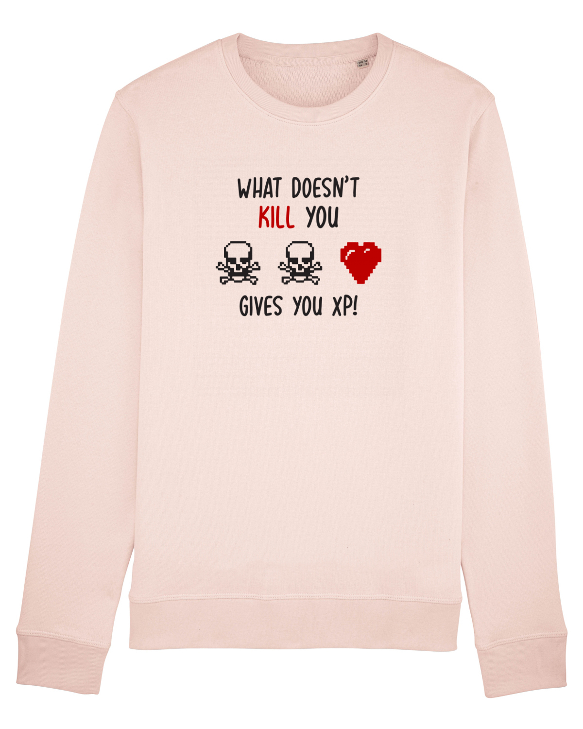 Bluză mânecă lungă Unisex Rise Candy Pink
