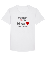 Leveling UP Tricou mânecă scurtă guler larg Bărbat Skater
