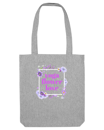 yoga floral design5 Heather Grey