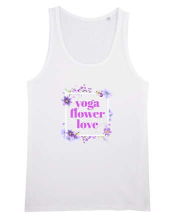 yoga floral design5 White