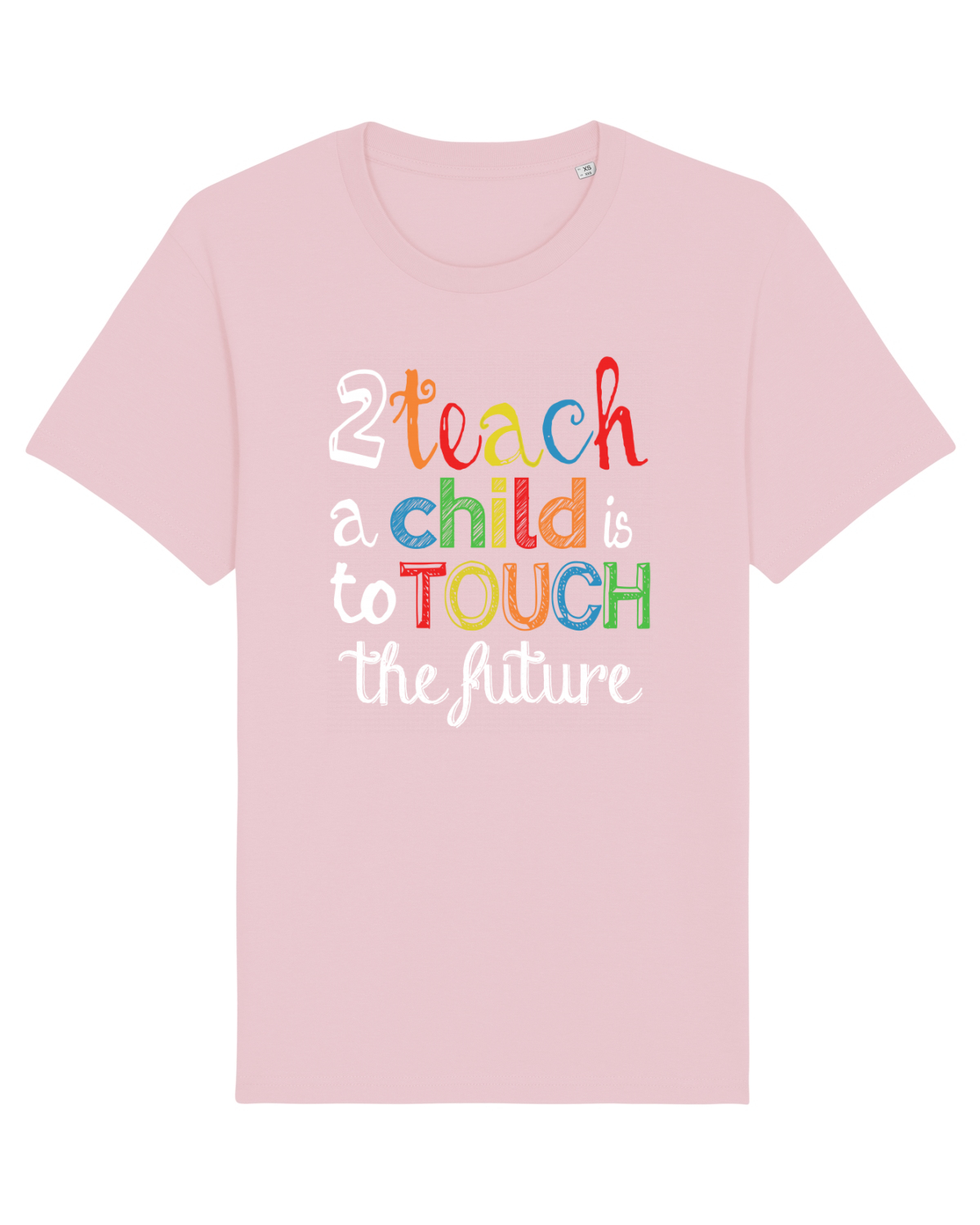Tricou mânecă scurtă Unisex Rocker Cotton Pink