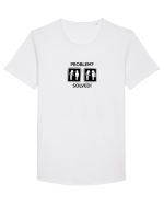 Problem? solved Tricou mânecă scurtă guler larg Bărbat Skater