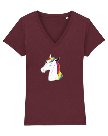 Wink wink rainbow. Burgundy