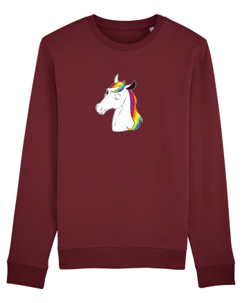Wink wink rainbow. Burgundy