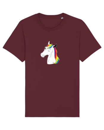 Wink wink rainbow. Burgundy