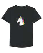 Wink wink rainbow. Tricou mânecă scurtă guler larg Bărbat Skater