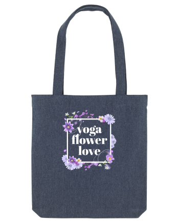 yoga floral design6 Midnight Blue