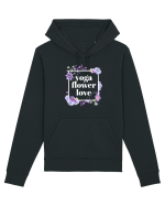 yoga floral design6 Hanorac Unisex Drummer