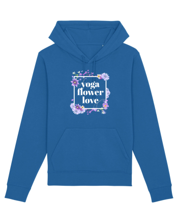 yoga floral design6 Royal Blue