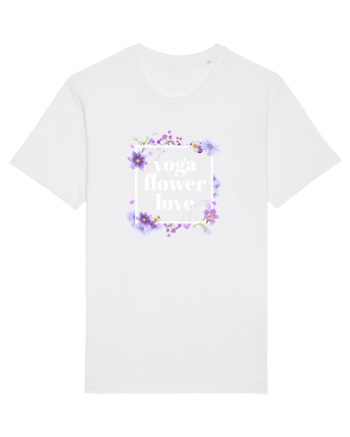 yoga floral design6 White