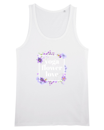 yoga floral design6 White