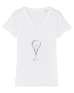 Idea Tricou mânecă scurtă guler V Damă Evoker